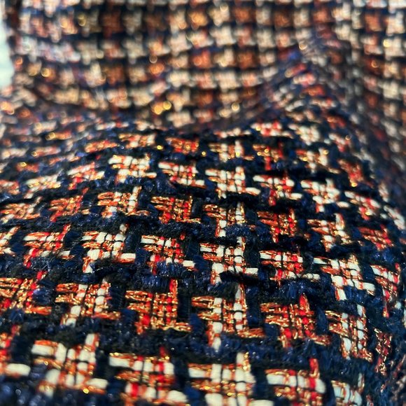 River Island Checkered Coat in Red and Blue - Picture 5 of 8